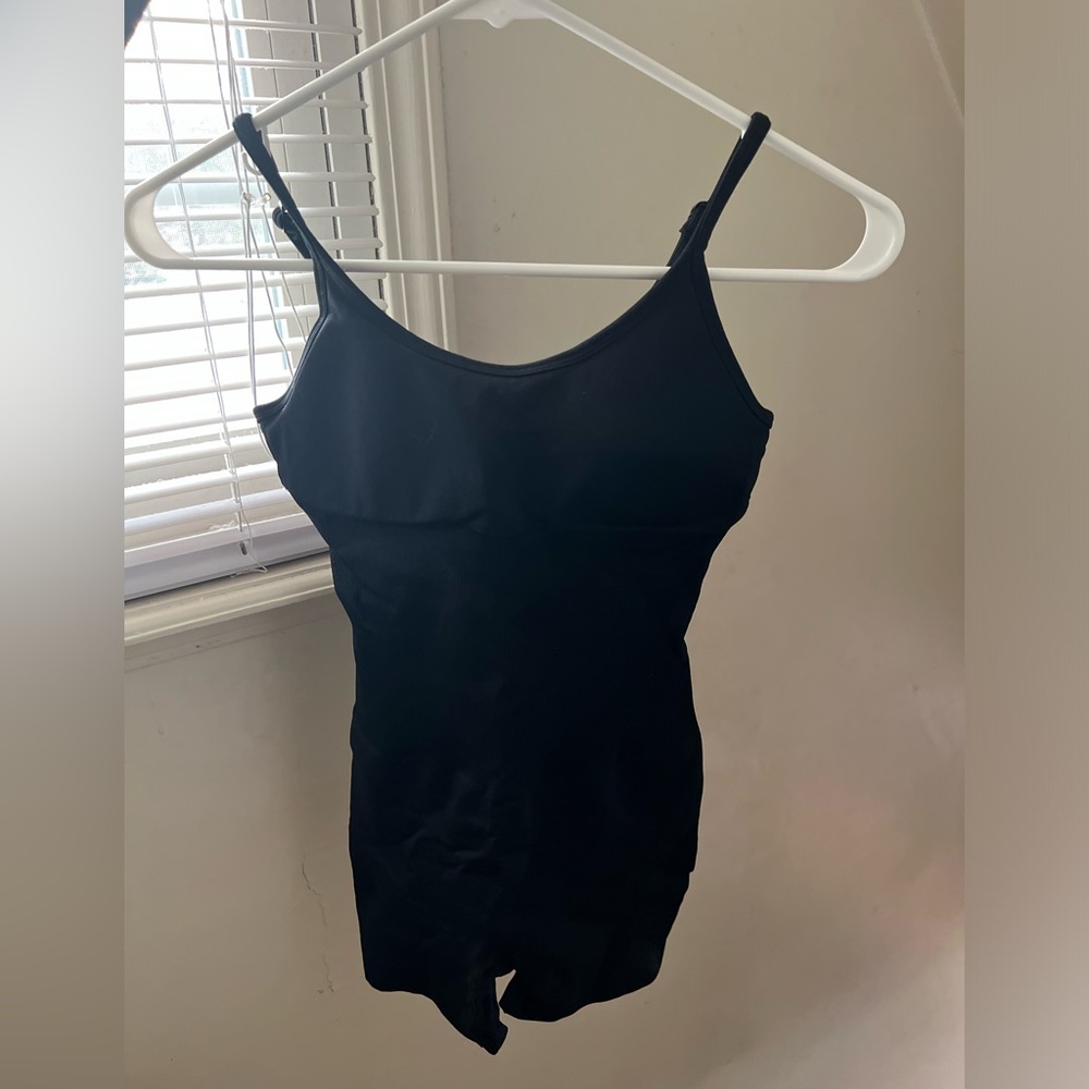 Size small black athletic romper